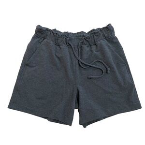 Lululemon Hello Sunday Shorts Heathered Mod Black Size 12 Modal French Terry